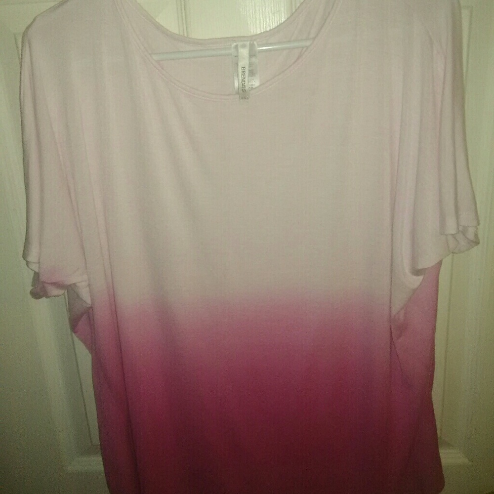 Brenda's pink hombre top